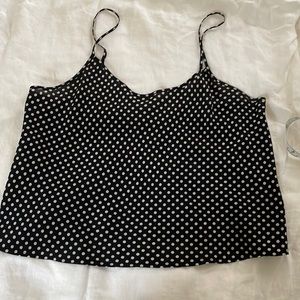 Silk pokadot top